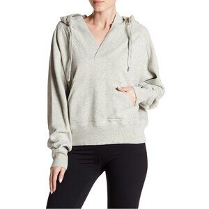 Free People Movement, Good Luck Dolman Sleeve Hoodie, Grey Combo, Size S, NWT
